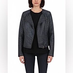 Kenneth Cole Zebra Moto Jacket